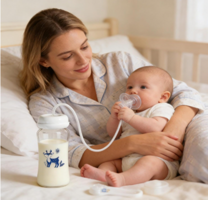3-in-1 Hands-Free Baby Bottle