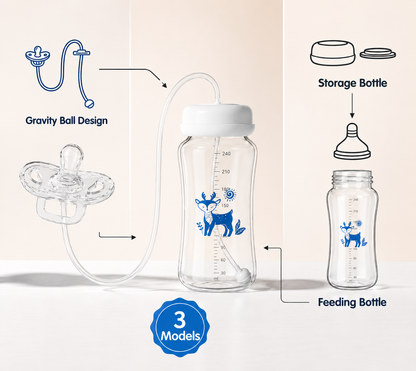 3-in-1 Hands-Free Baby Bottle